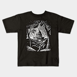 Postcard Washington Kids T-Shirt